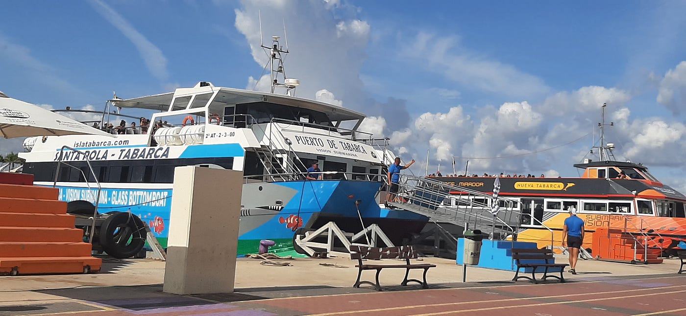 Rent a car and park near Tabarca ferry Santa Pola